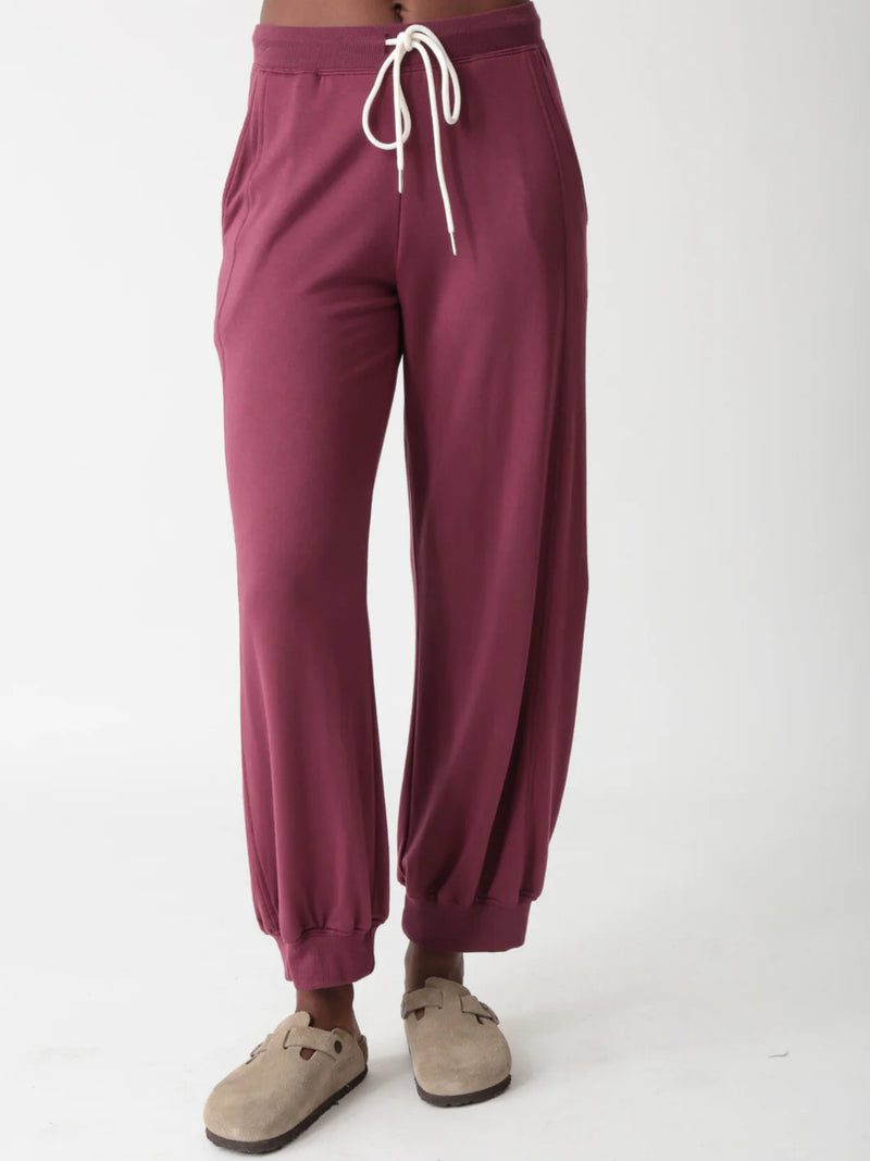 Electric and Rose Balloon Sweatpants in Merlot - SKULPT Dublin