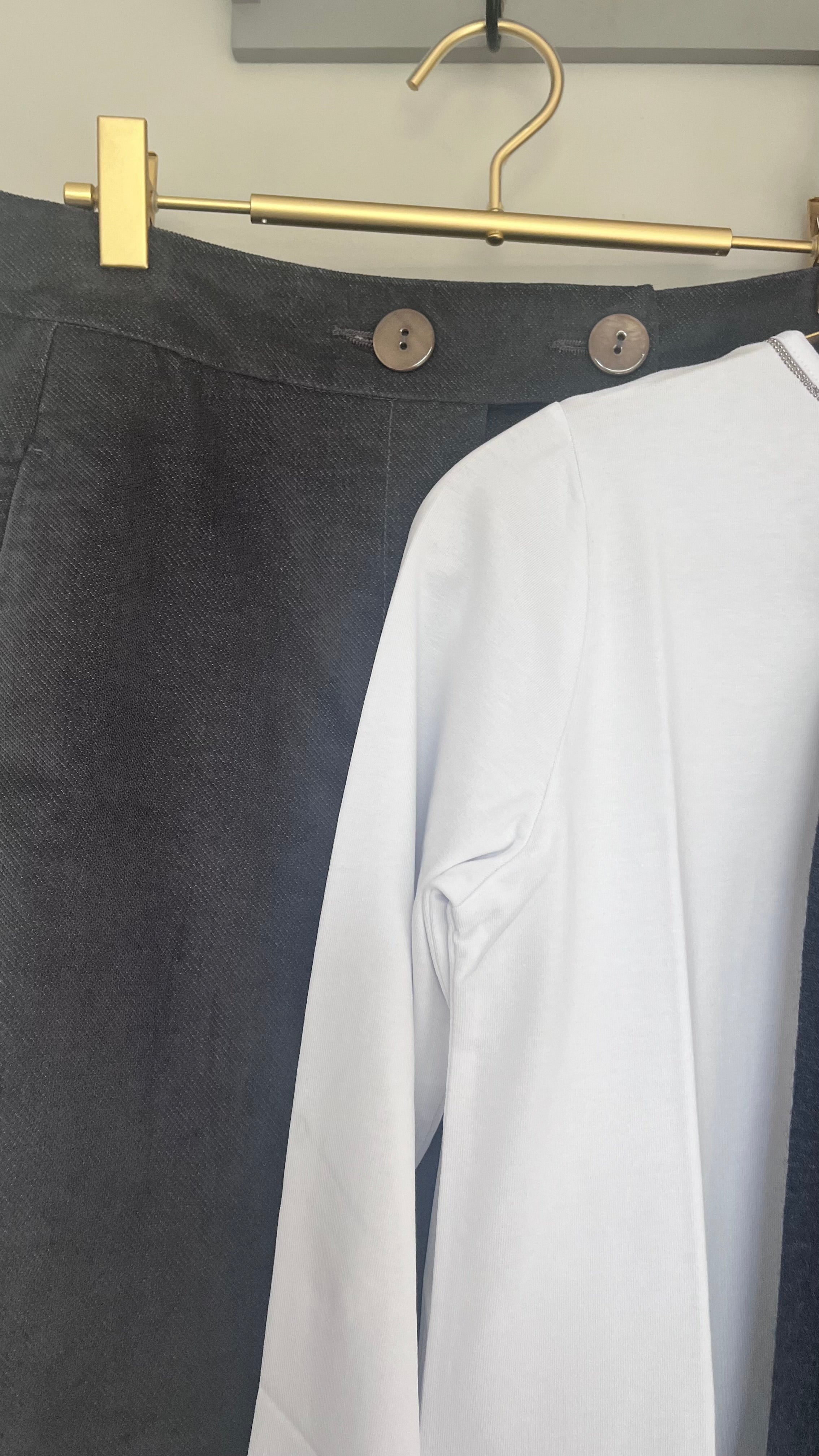 rialto48 Long Sleeve Boatneck Top in White - SKULPT Dublin