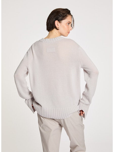 Lis Lareida Roberta Cashmere Jumper in Chalk - SKULPT Dublin