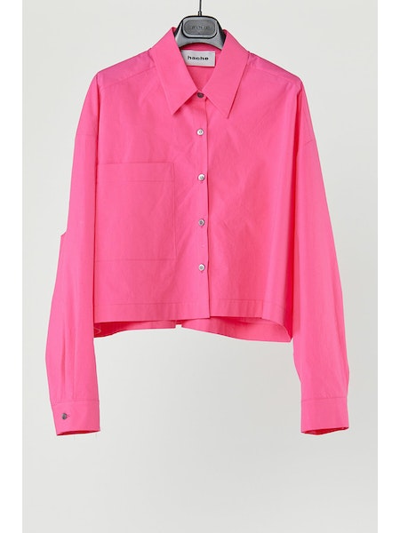 Hache Box Shirt in Pink - SKULPT Dublin