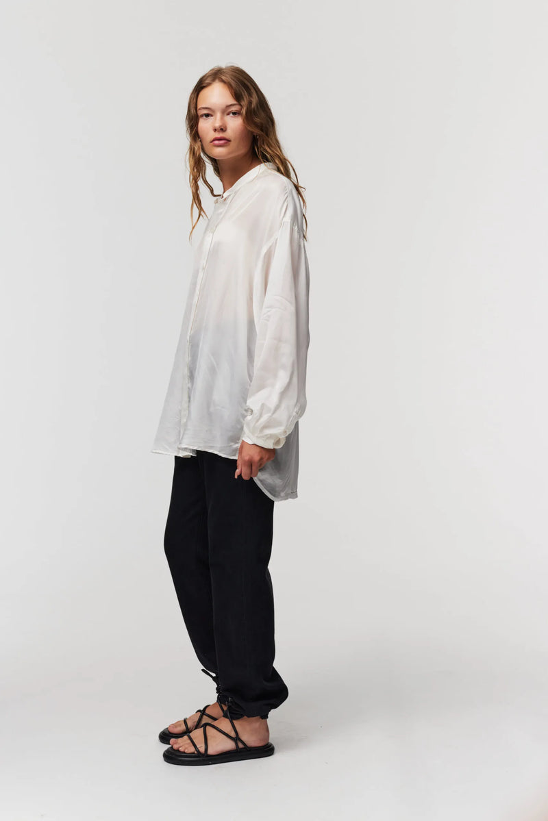 ADNYM Shirt in Off White - SKULPT Dublin