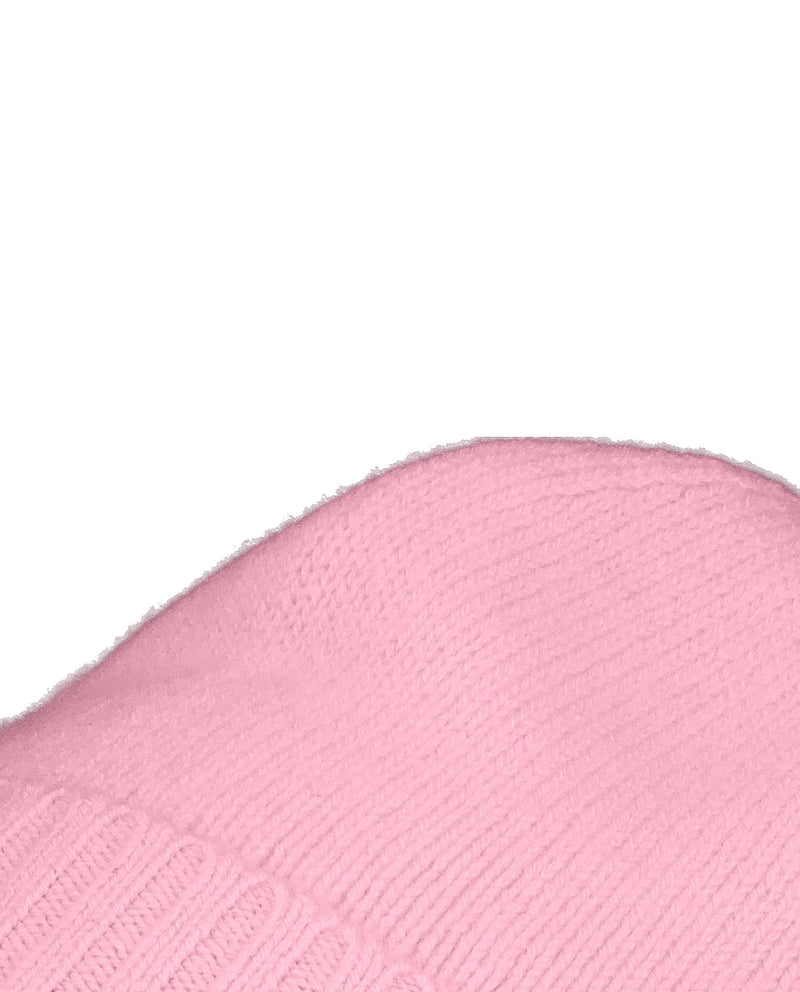 Allude Rib Trimmed Cashmere Beanie in Pink - SKULPT Dublin