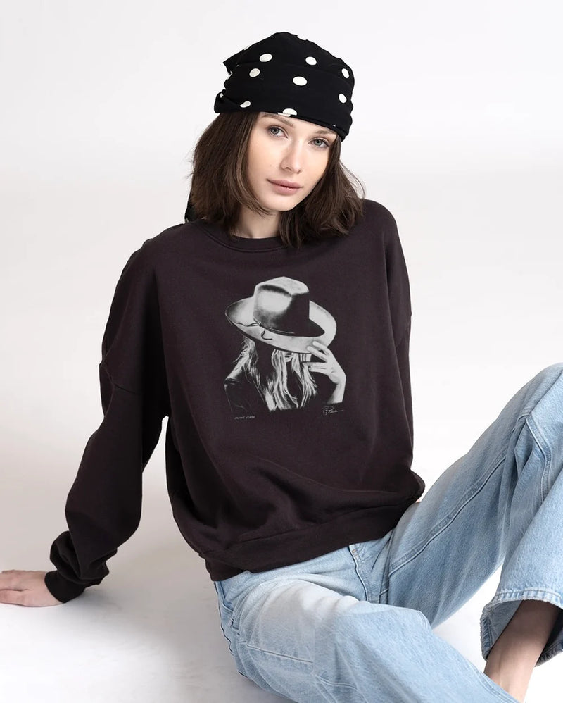 CPress Studio On the Verge Sweatshirt in Worn Black - SKULPT Dublin