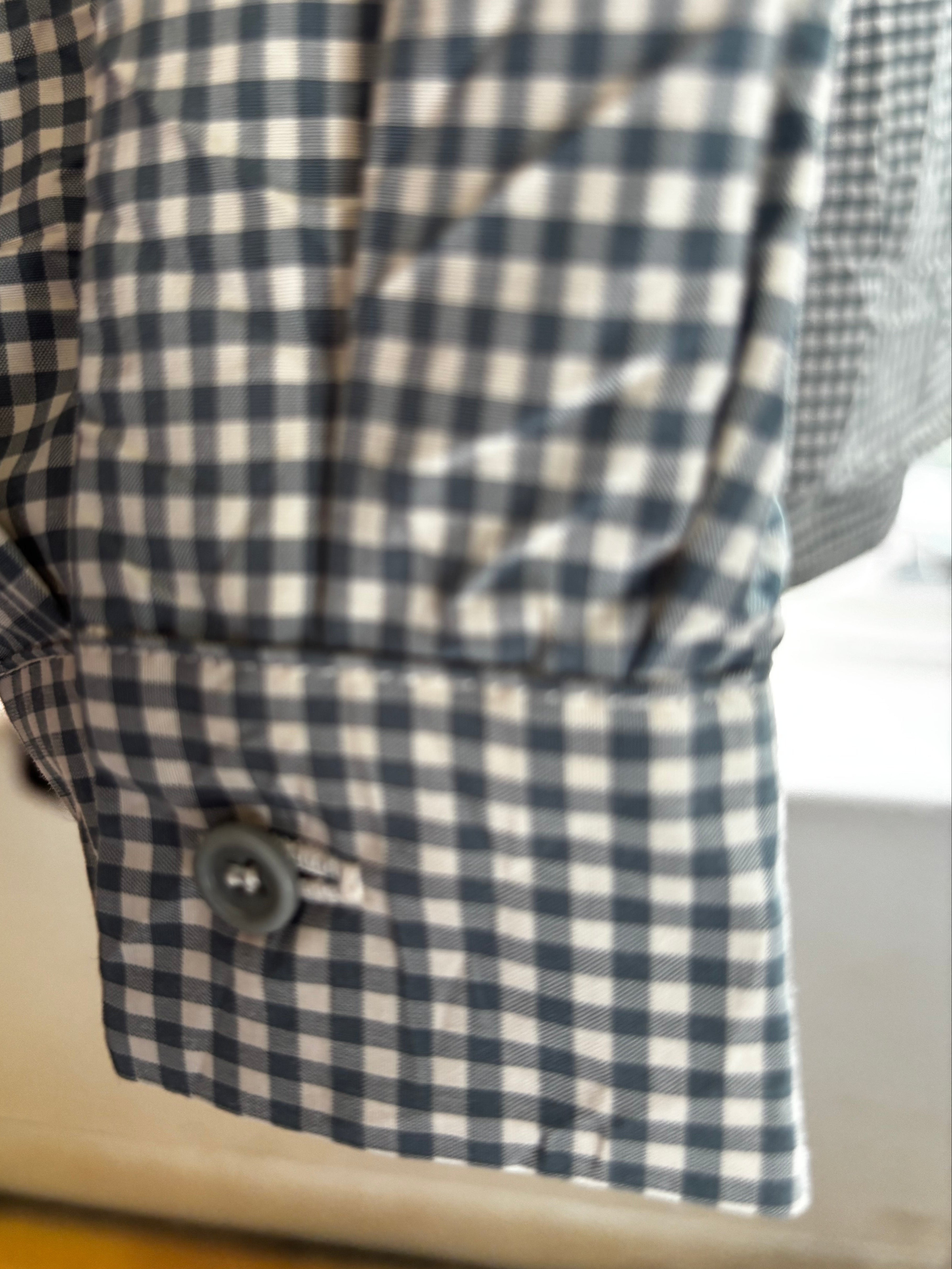 Apuntob Long Sleeve Shirt in Teal Gingham - SKULPT Dublin