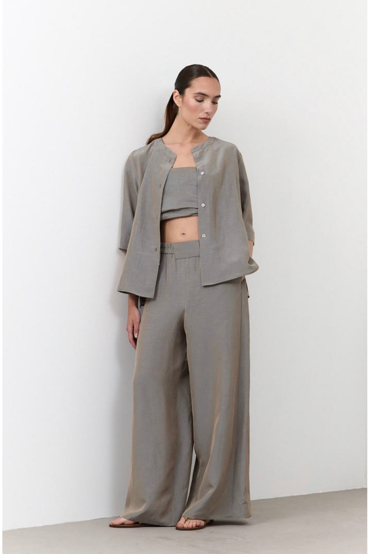 Rialto48 Trousers Dove Grey - SKULPT Dublin
