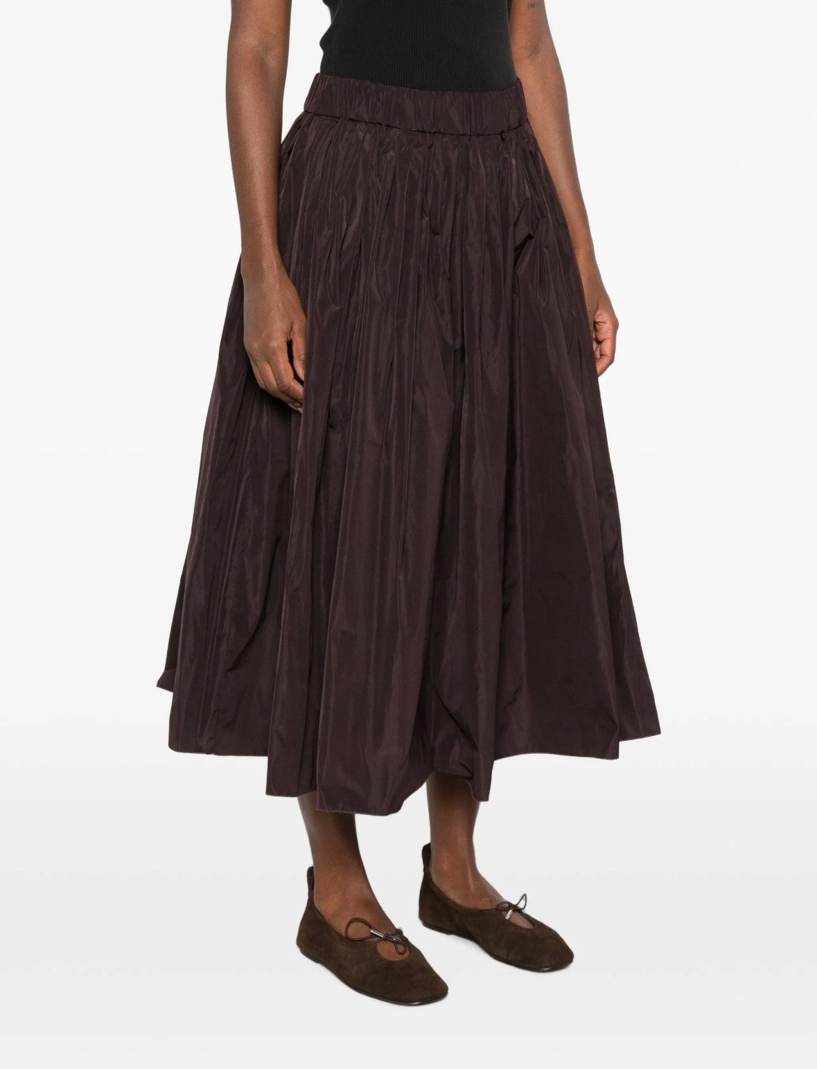 Susanne Bommer Skirt in Dark Aubergine