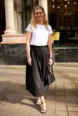 SoS Round Neck Short Sleeve Tee in White - SKULPT Dublin