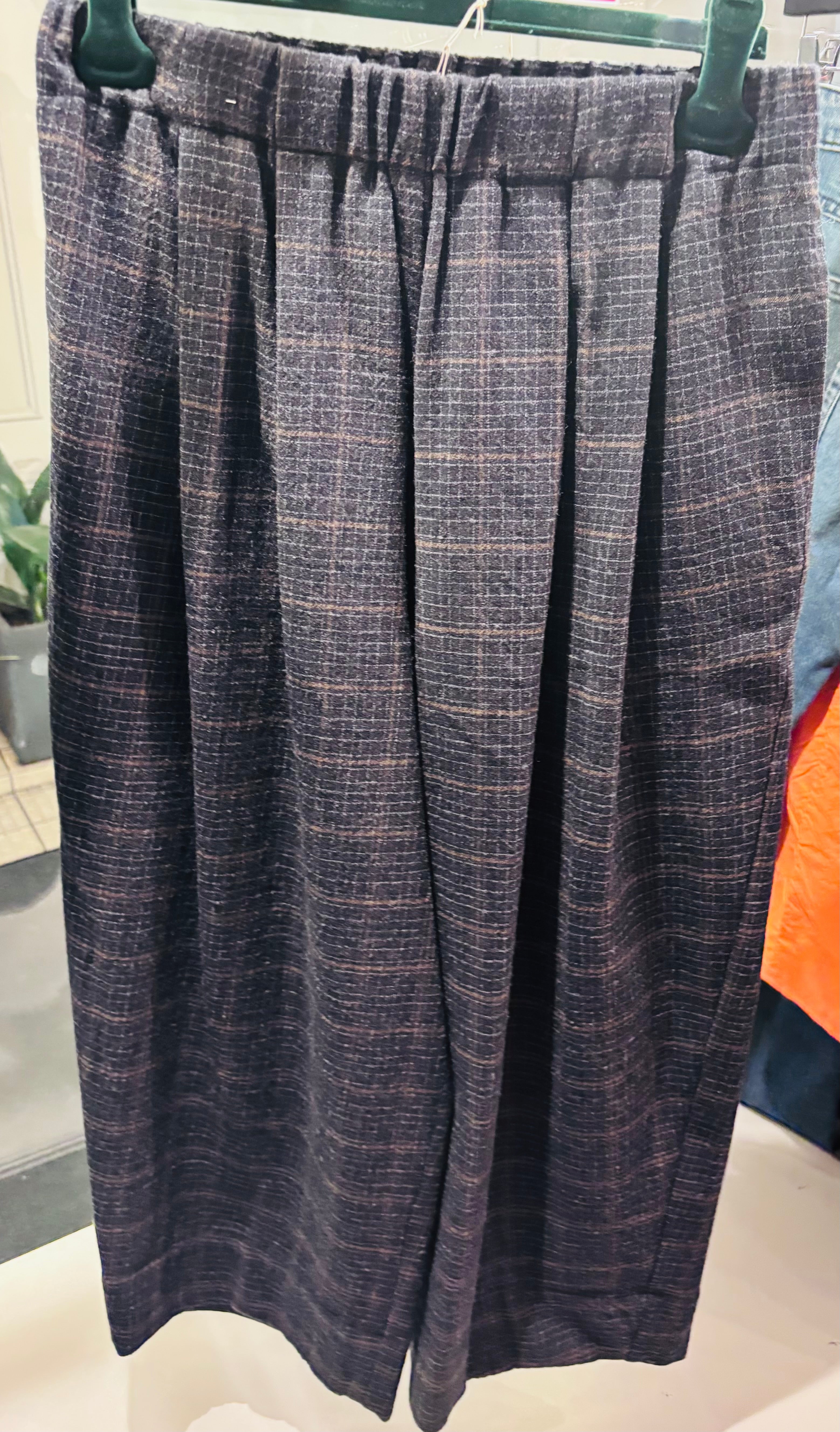 Apuntob Wool Trousers in Plaid - SKULPT Dublin