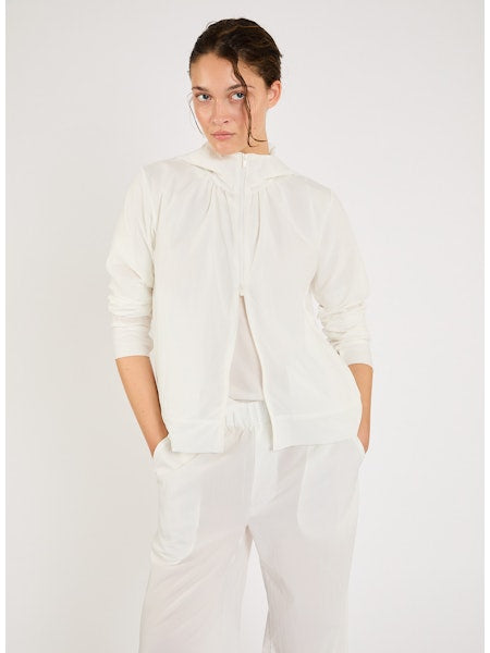 Lis Lareida Athleisure Jacket in White - SKULPT Dublin