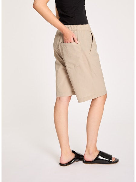 Lis Lareida Athleisure Shorts in Light Taupe - SKULPT Dublin