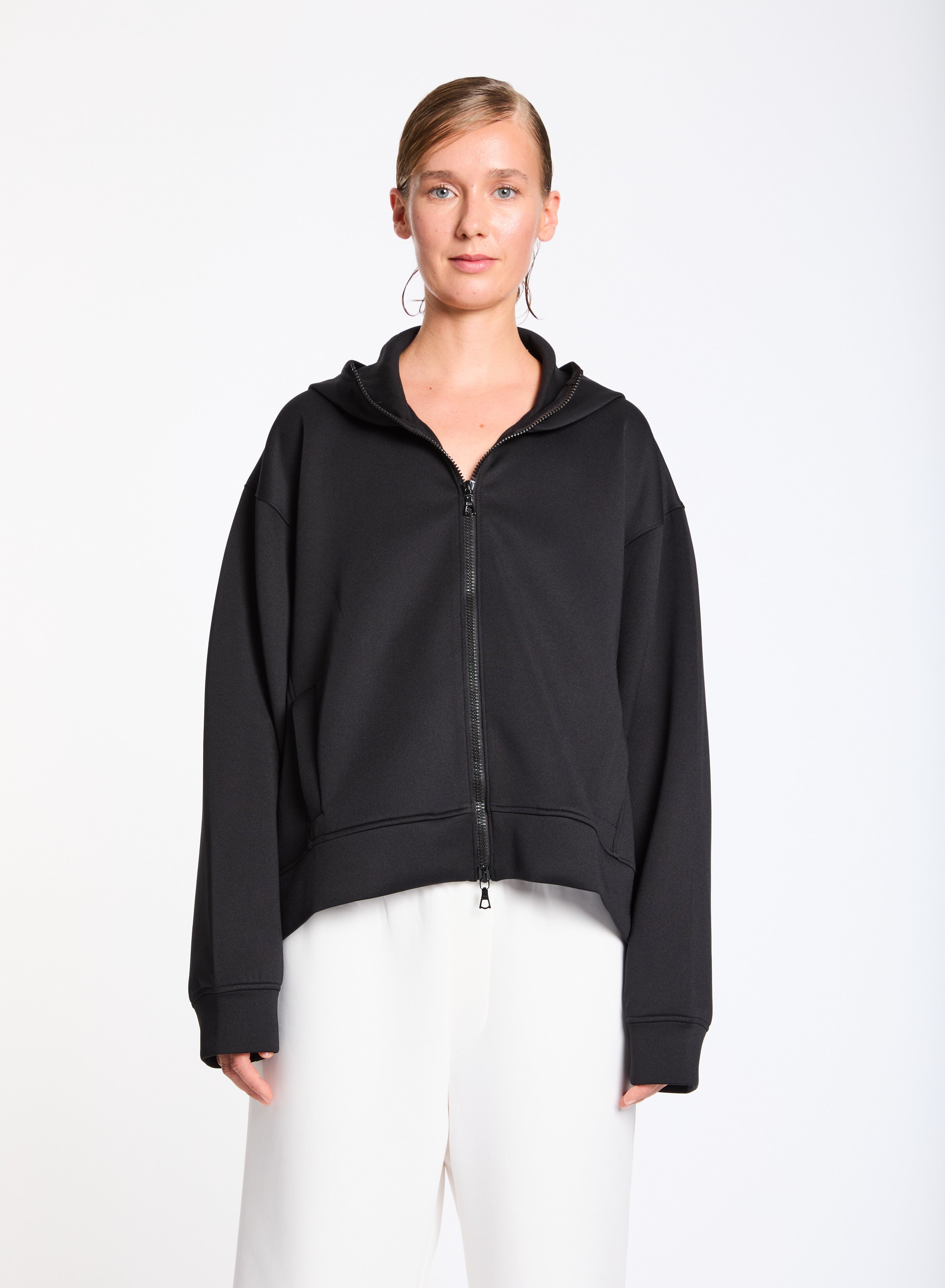Lis Lareida Mexico Zip Up Hoodie in Black - SKULPT Dublin