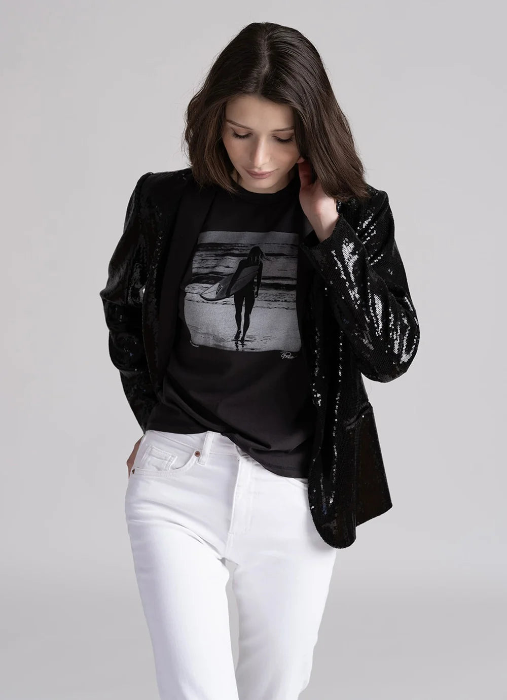 CPress Studio Last Chance Short Sleeve Tee in Worn Black - SKULPT Dublin