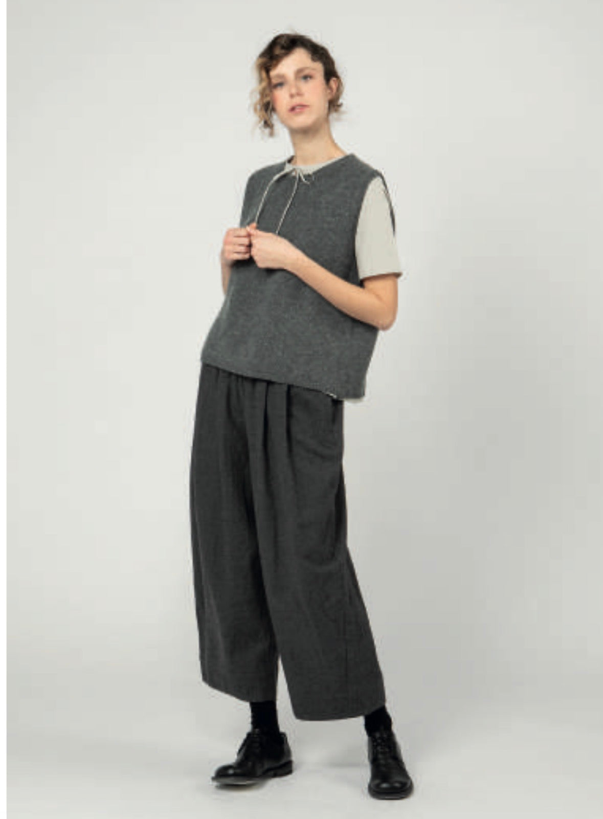 Apuntob Wool Trousers in Grey - SKULPT Dublin