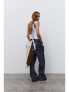 Jejia Wide Leg Trousers in Denim - SKULPT Dublin