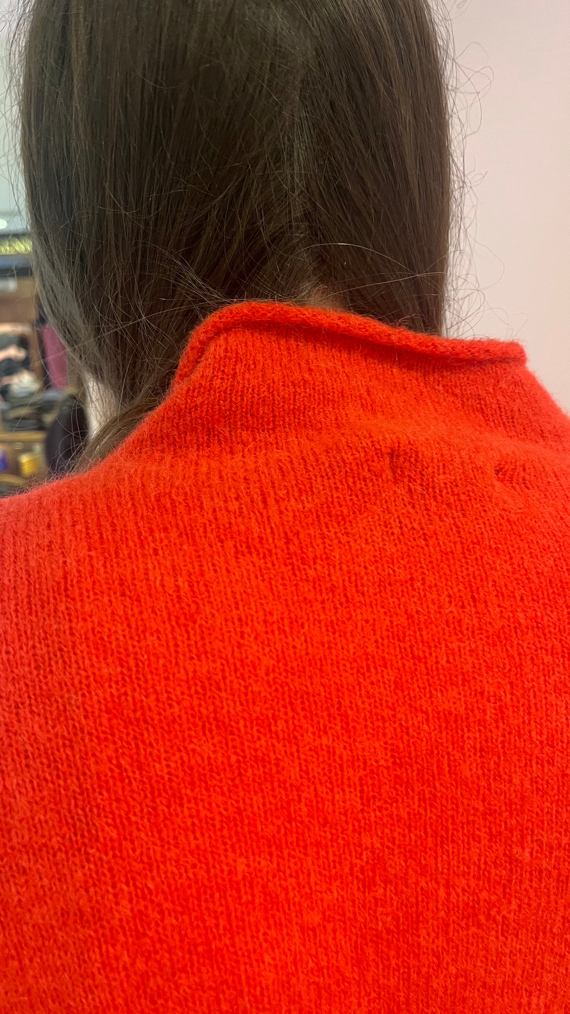 Mat de Misaine Tremel Jumper in Vermillion - SKULPT Dublin