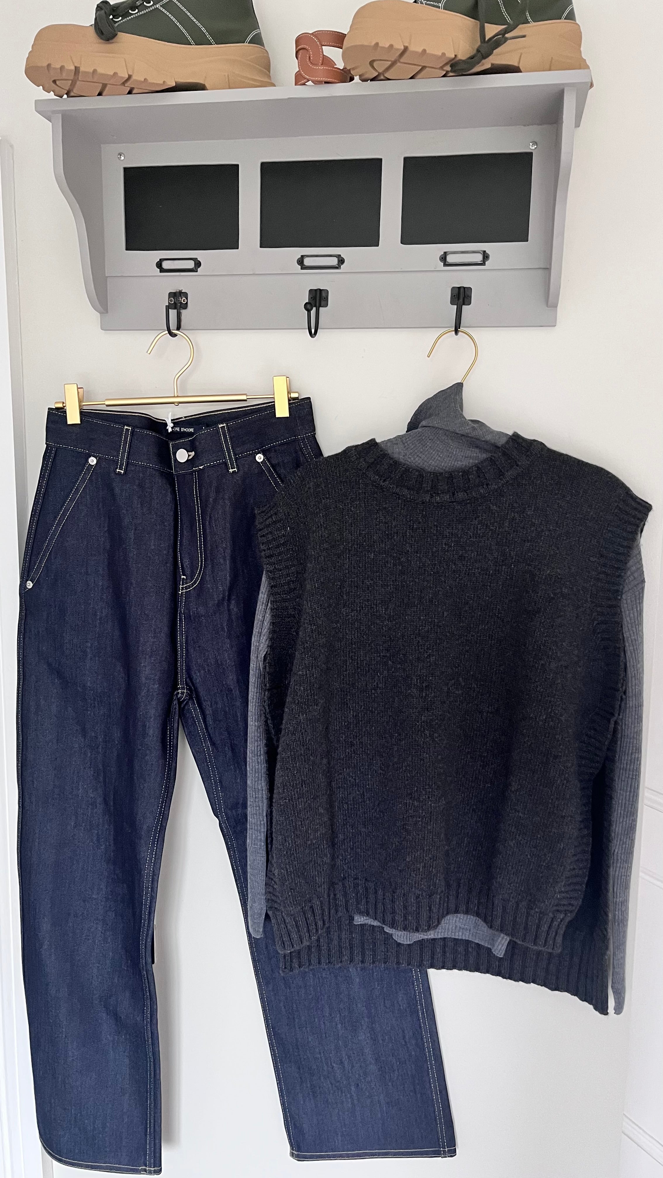 Rialto48 Sleeveless Jumper in Grey - SKULPT Dublin