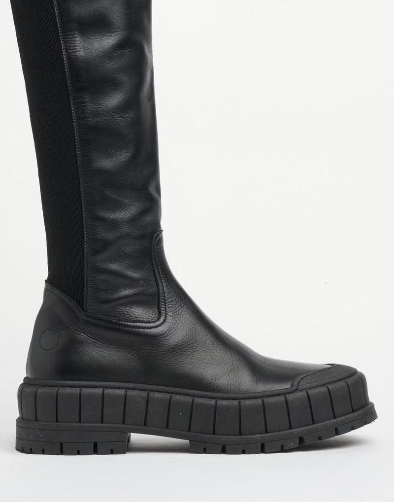 HIGH Everyday Couture Add Up Leather Boots