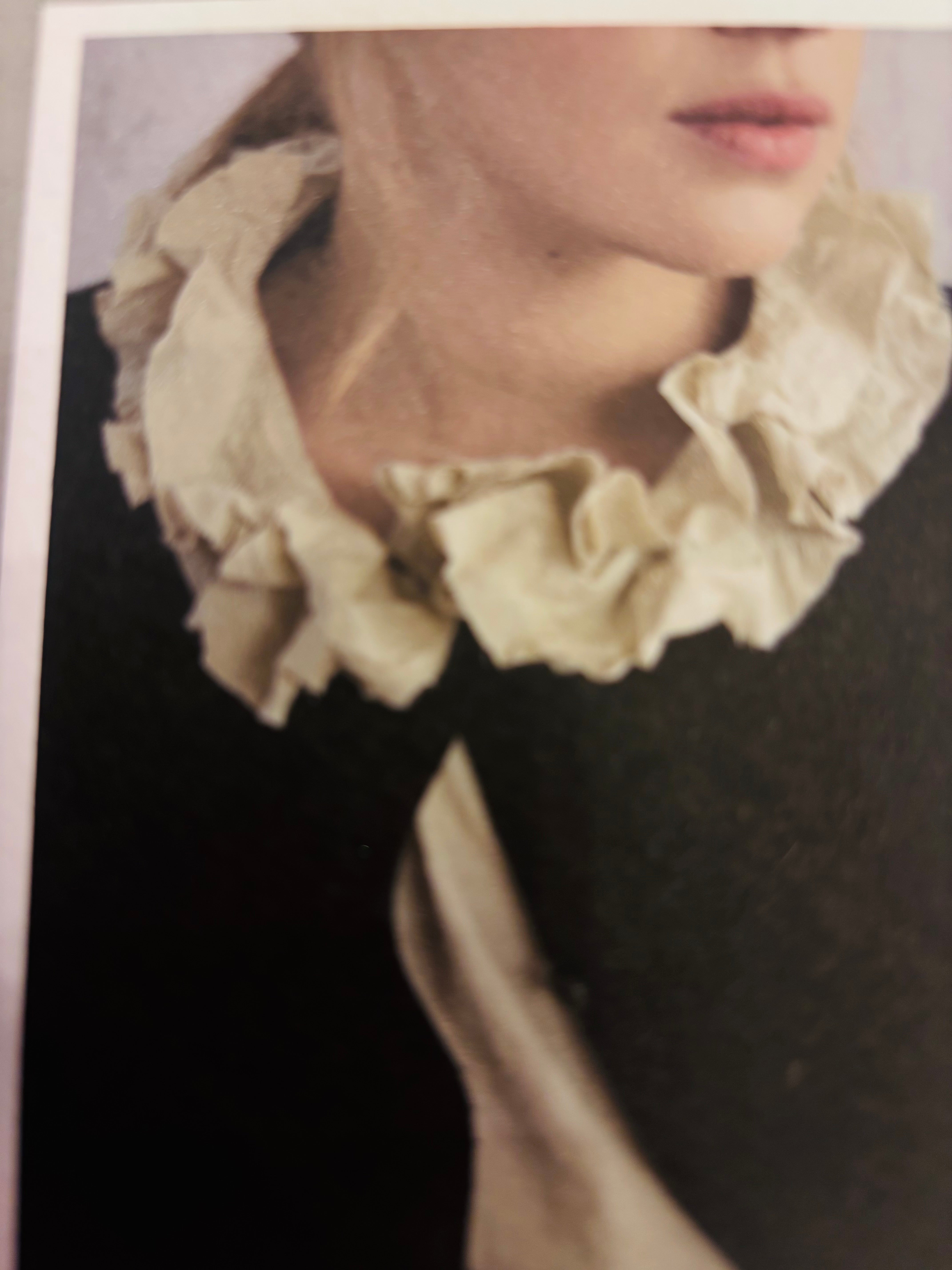 Apuntob Ruffle Shirt in Ecru - SKULPT Dublin