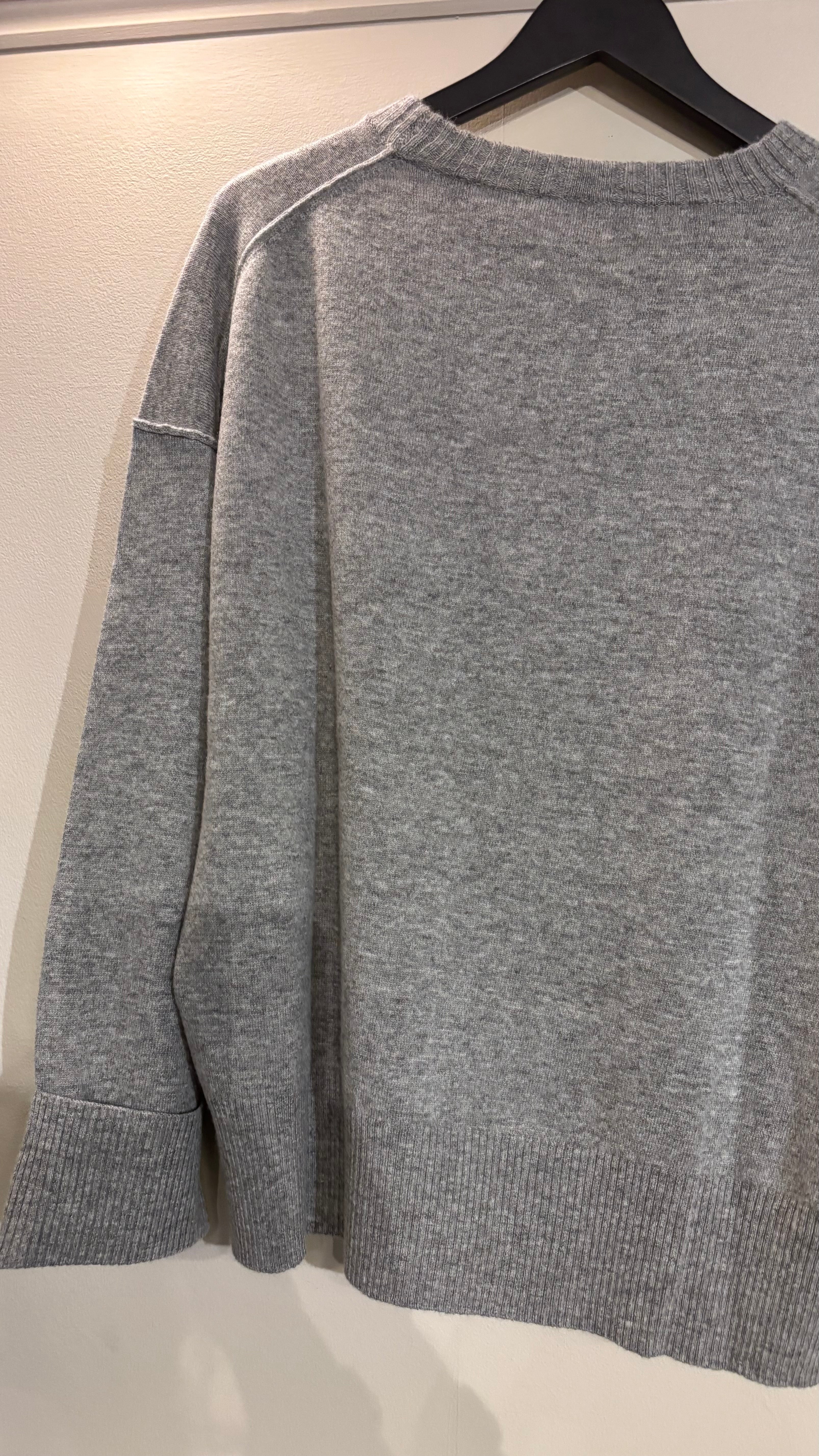 Allude Crewneck Mid Grey Jumper - SKULPT Dublin