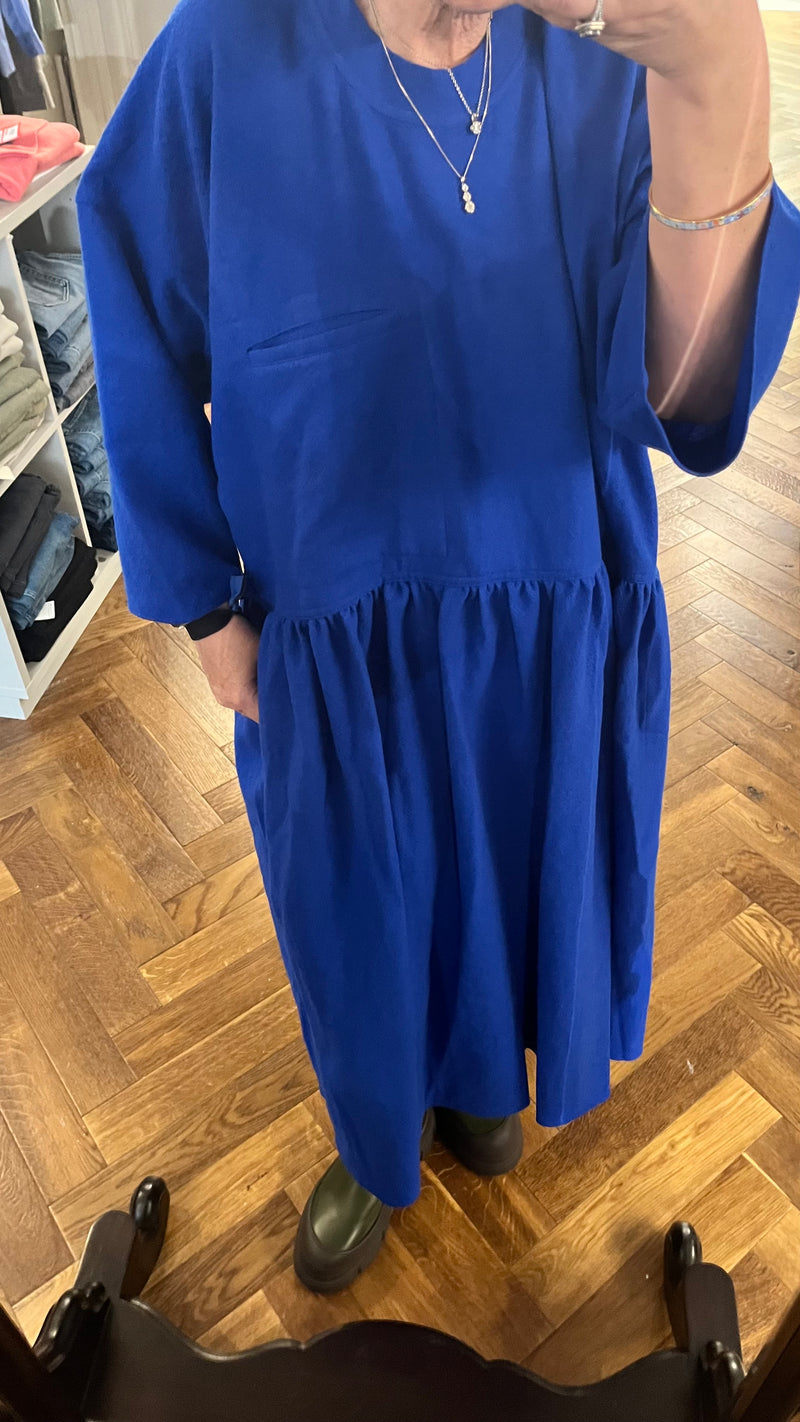 Sofie D'Hoore Delos Dress in Sapphire - SKULPT Dublin