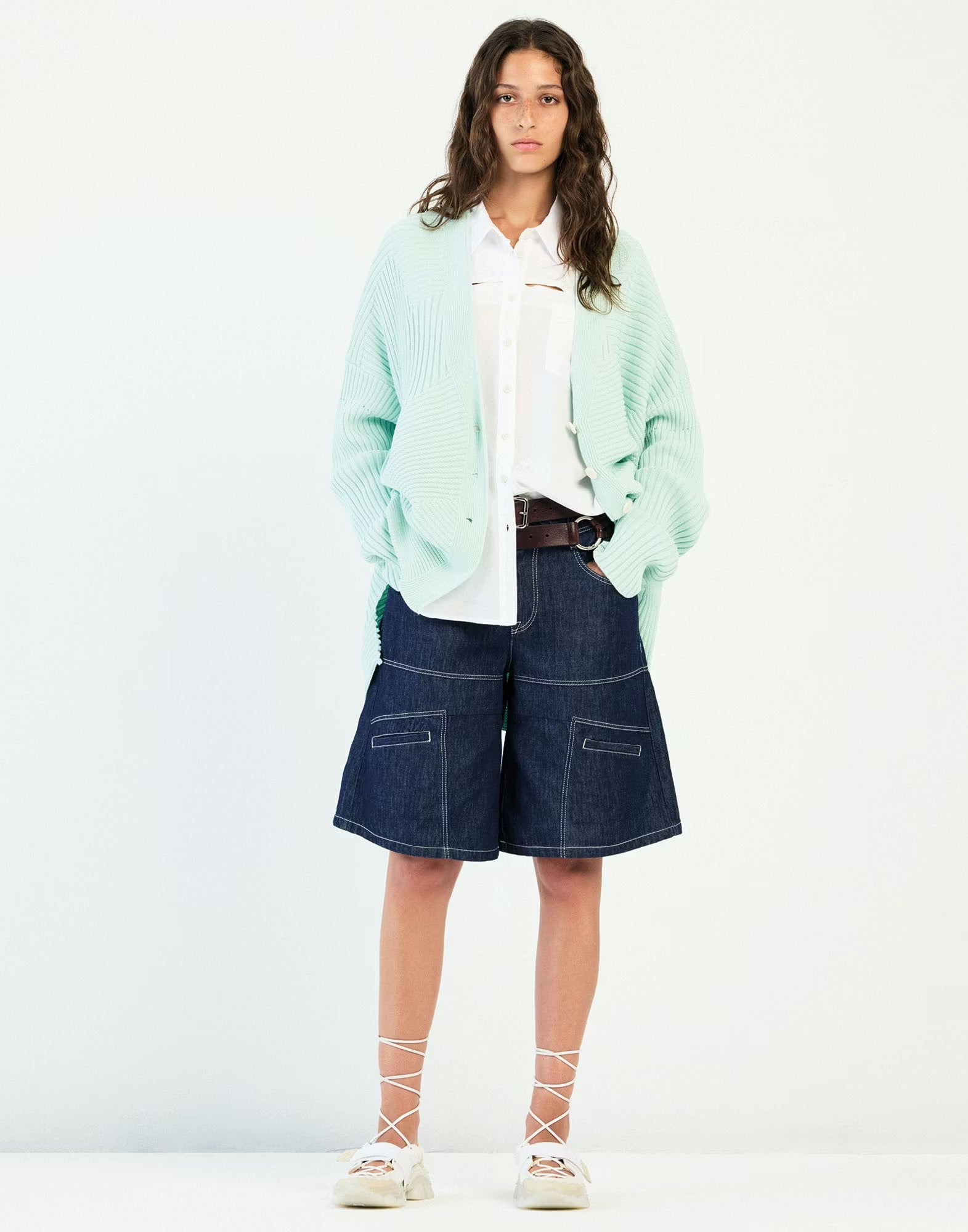 HIGH Everyday Hitcher Shorts in Denim - SKULPT Dublin