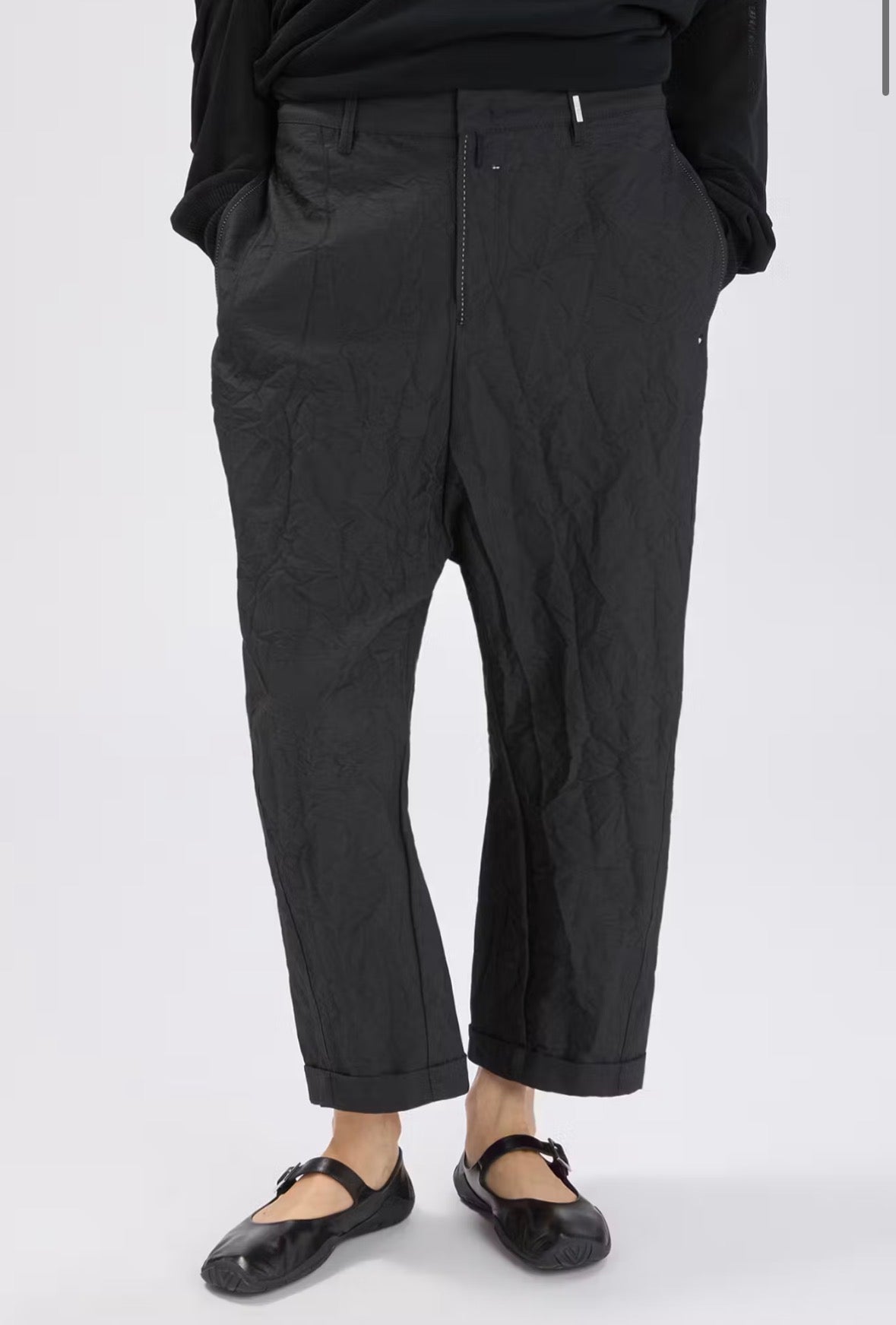 HIGH Everyday Skiffle Trousers in Black - SKULPT Dublin