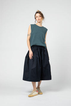 ApuntoB Knit Sleeveless Top in Teal - SKULPT Dublin