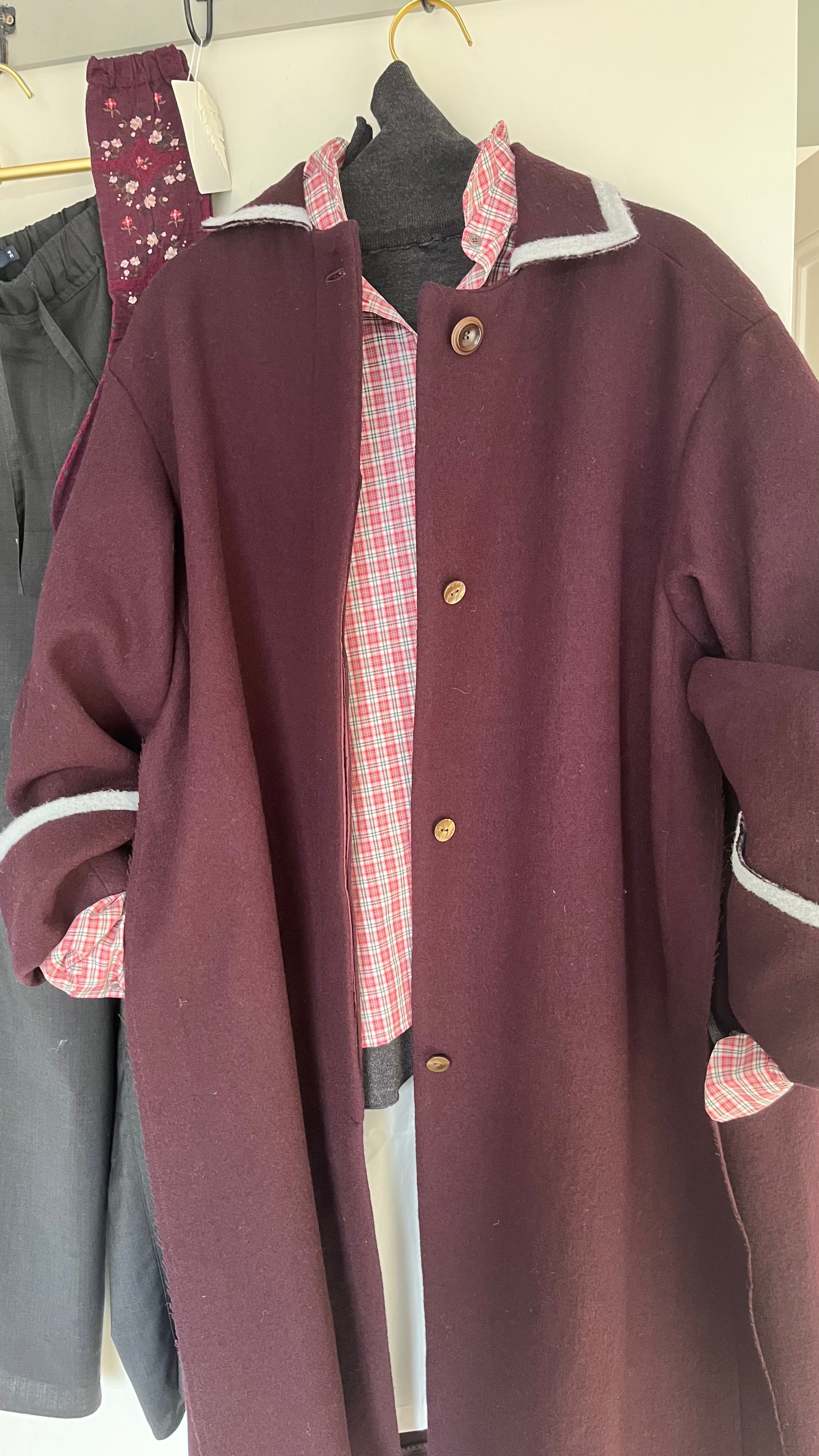 Antipast Coat in Mulberry