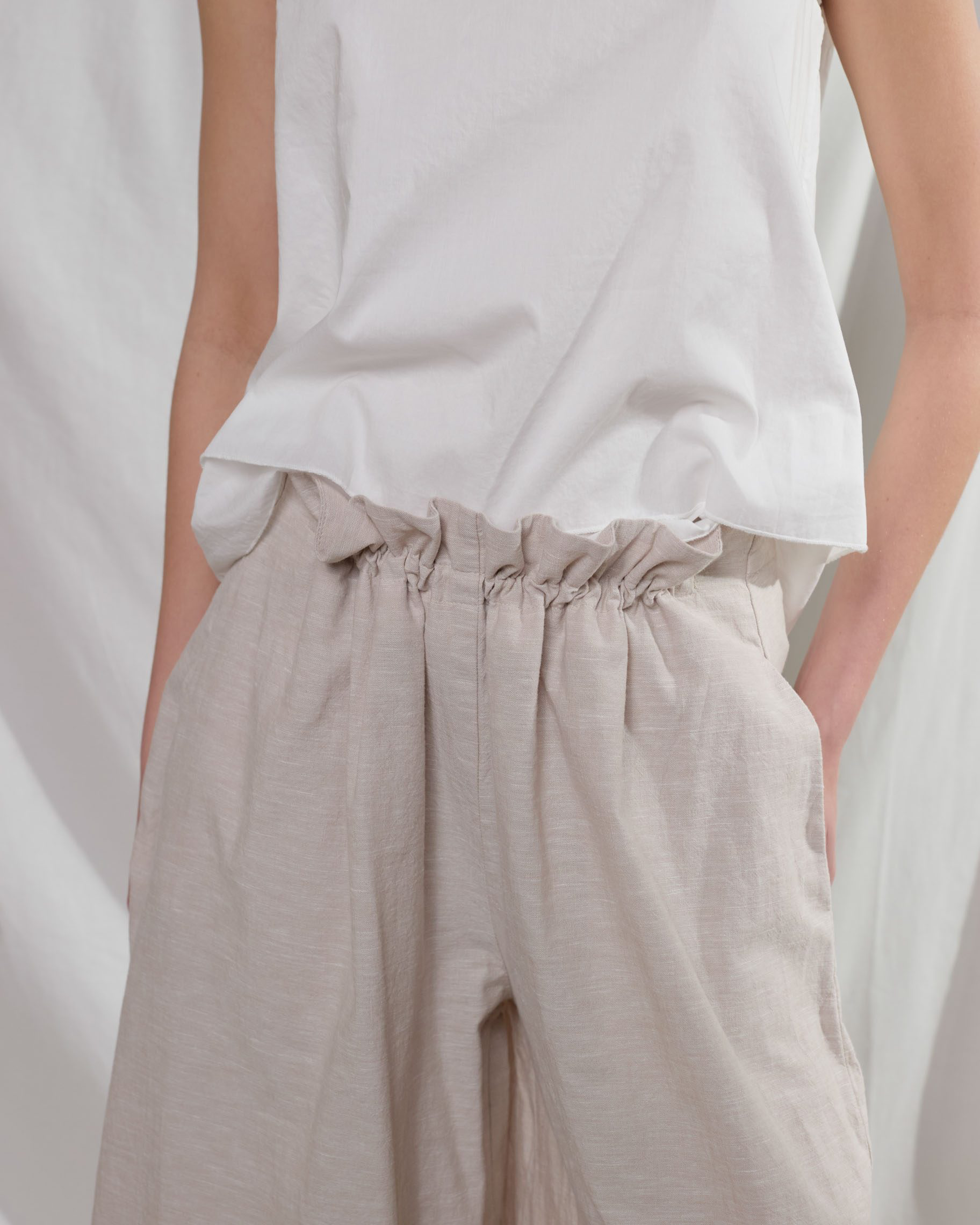 rialto48 Wide Leg Stretch Trousers in Raspberry - SKULPT Dublin