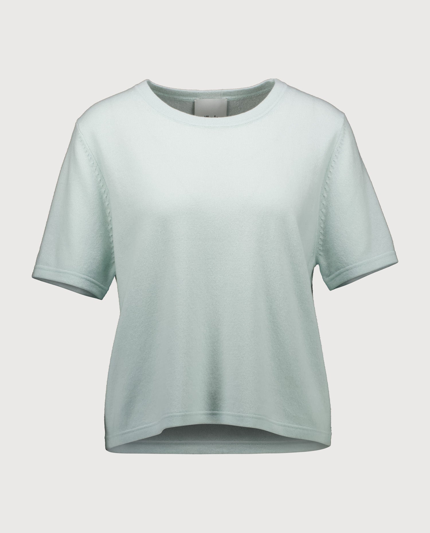 Allude Short Sleeve Cashmere Jumper in Mint - SKULPT Dublin