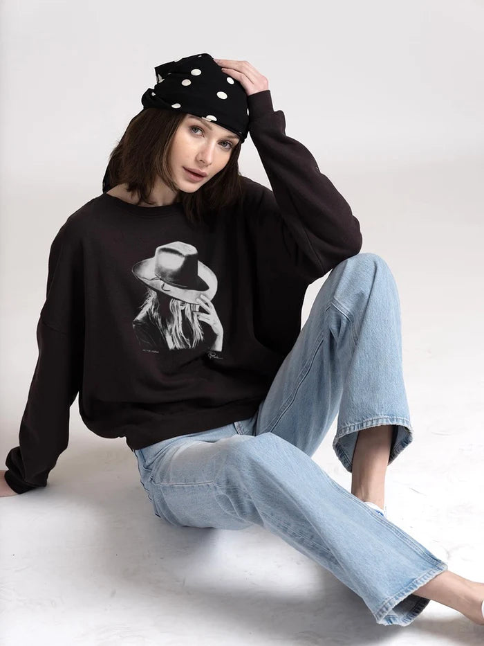 CPress Studio On the Verge Sweatshirt in Worn Black - SKULPT Dublin