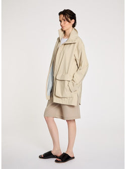 Lis Lareida Gema Waterproof Coat in Ecru - SKULPT Dublin