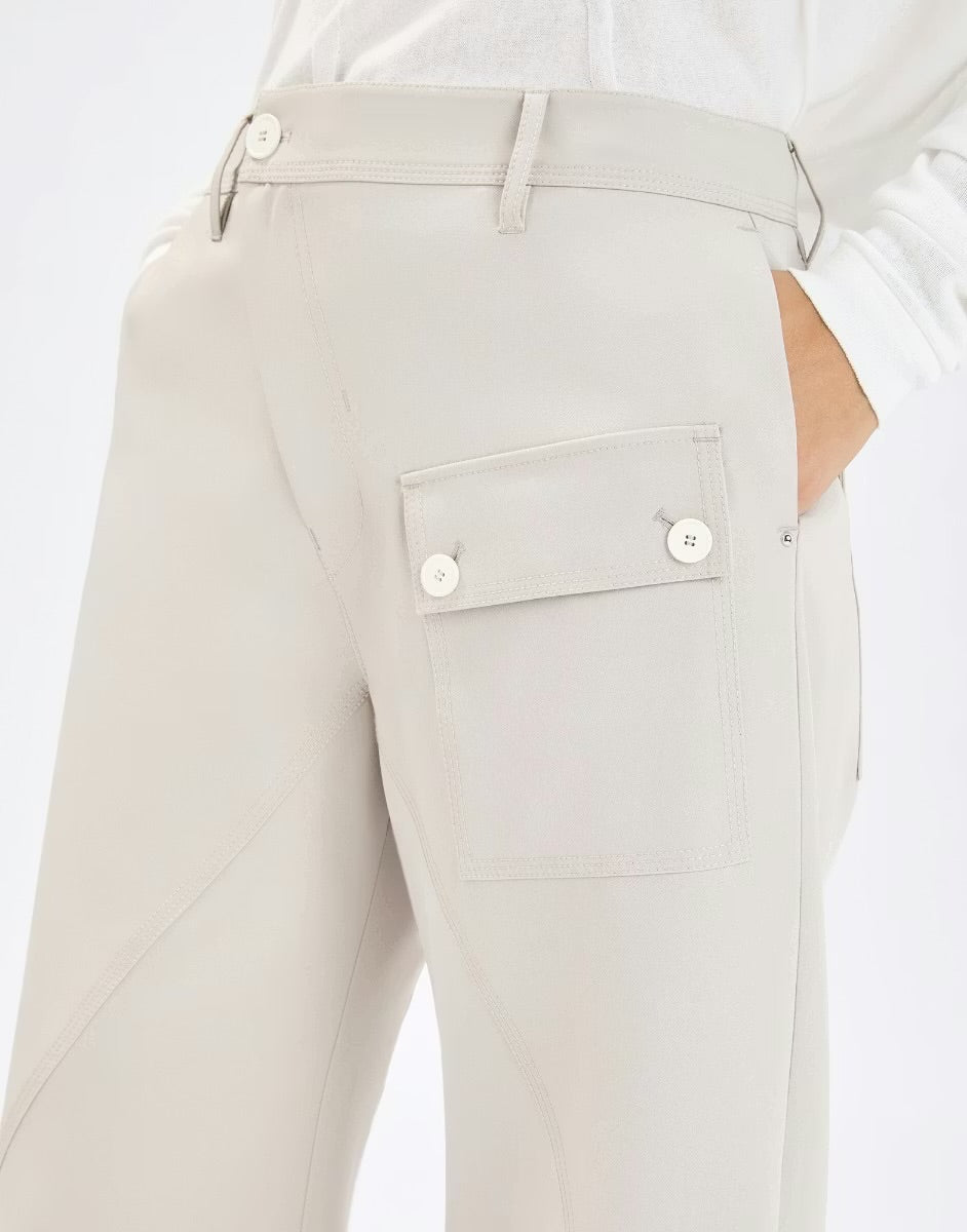 HIGH Everyday Couture Watts Trousers in Pearl Grey - SKULPT Dublin