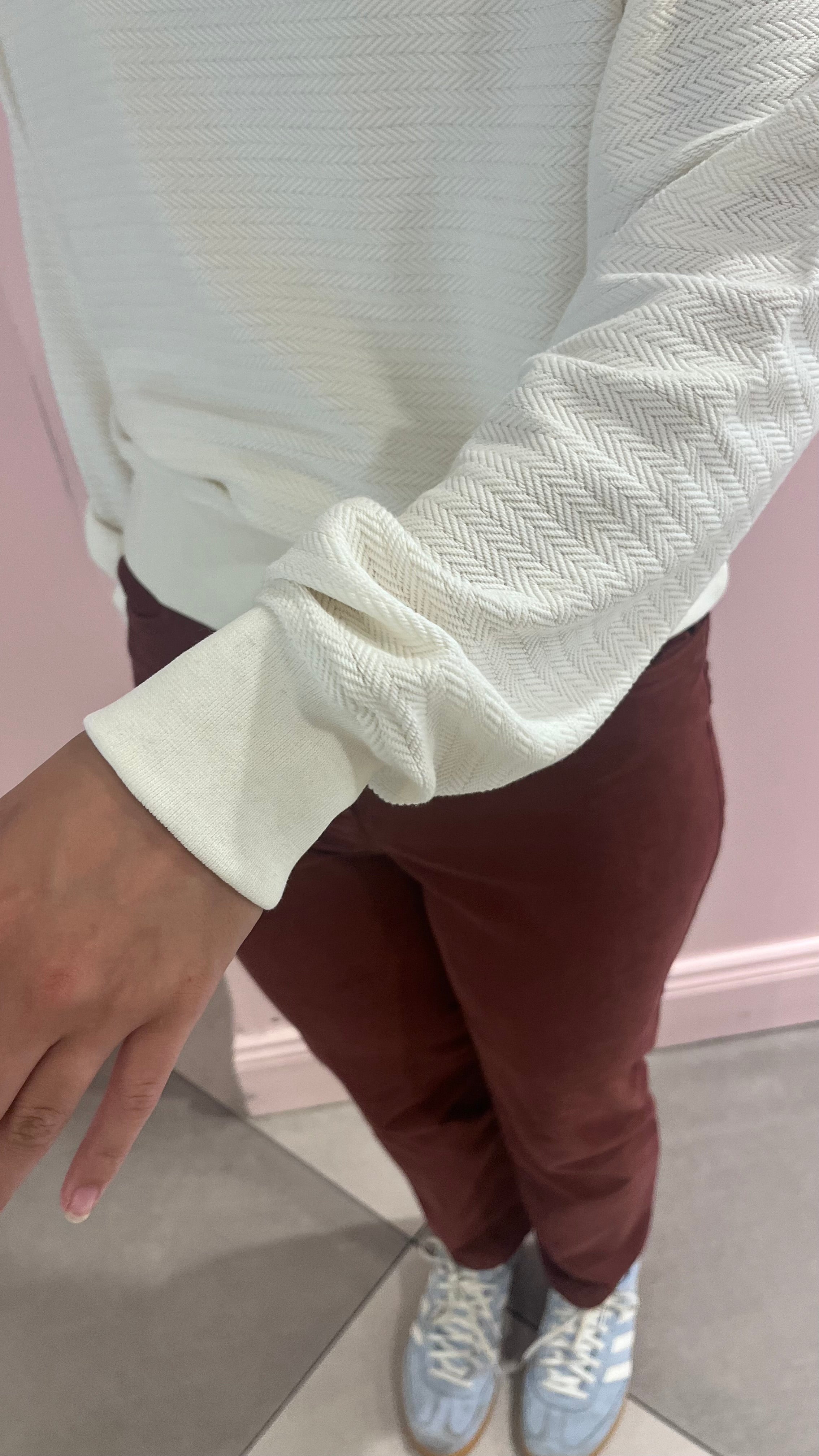 Mat de Misaine Sweatshirt in Cream - SKULPT Dublin