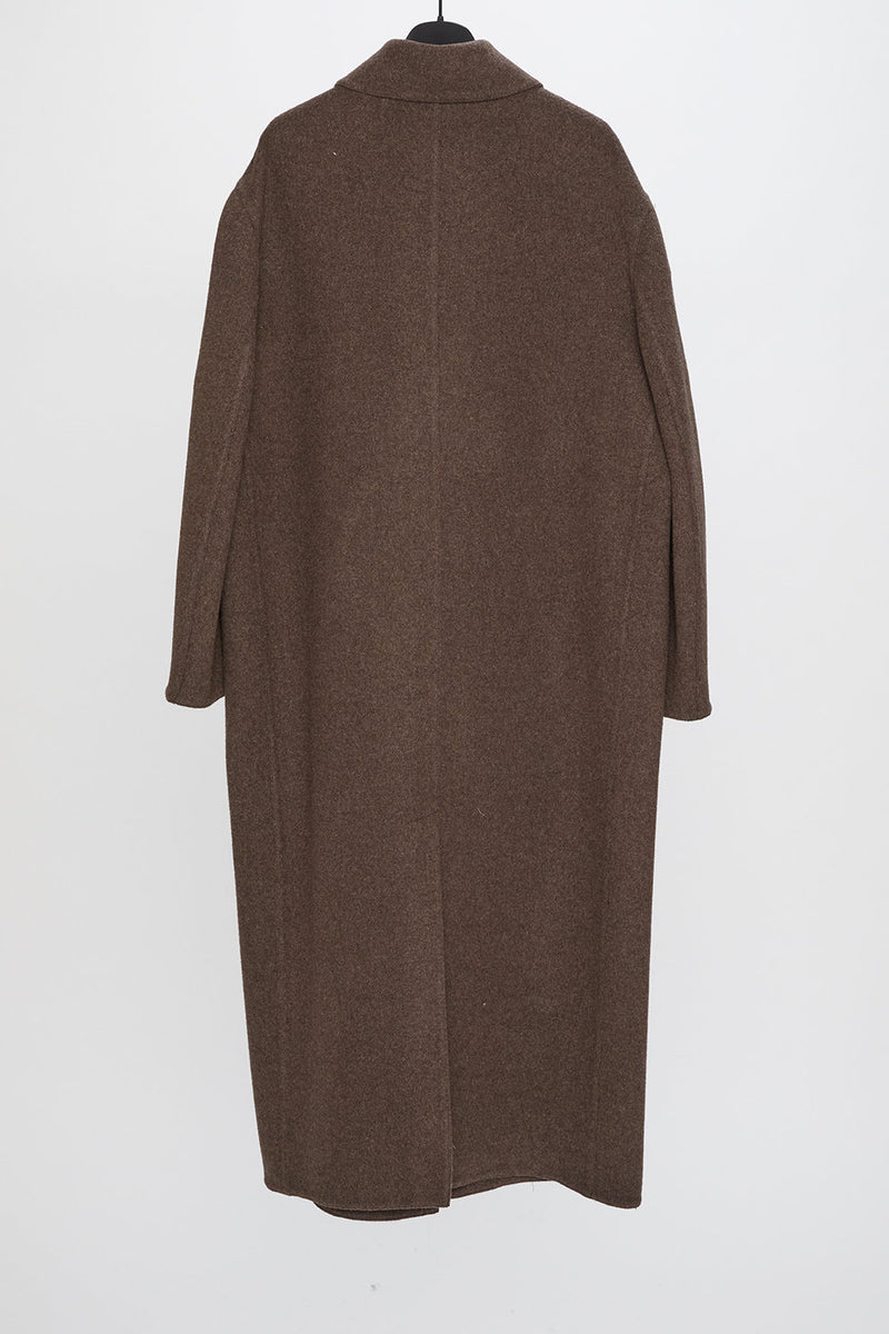 Hache Wool Coat in Brown - SKULPT Dublin