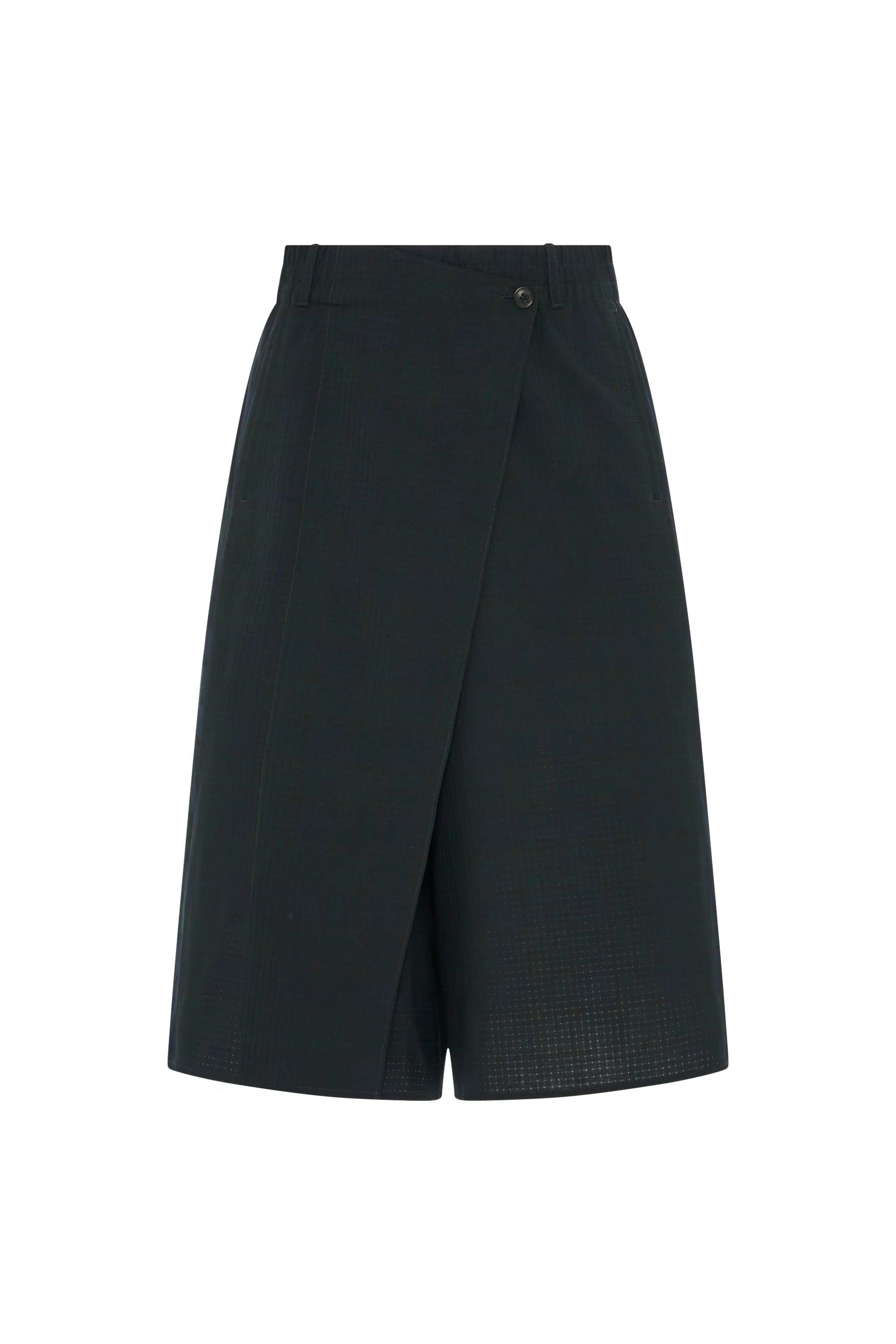 6397 City Shorts in Navy Tartan - SKULPT Dublin