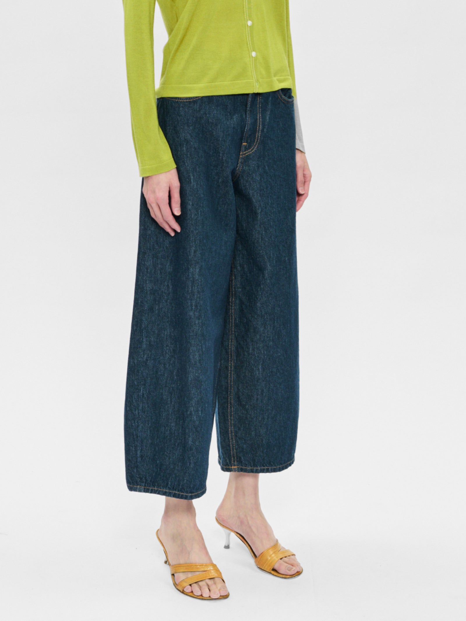 6397 Barrel Denim in Rinsed - SKULPT Dublin