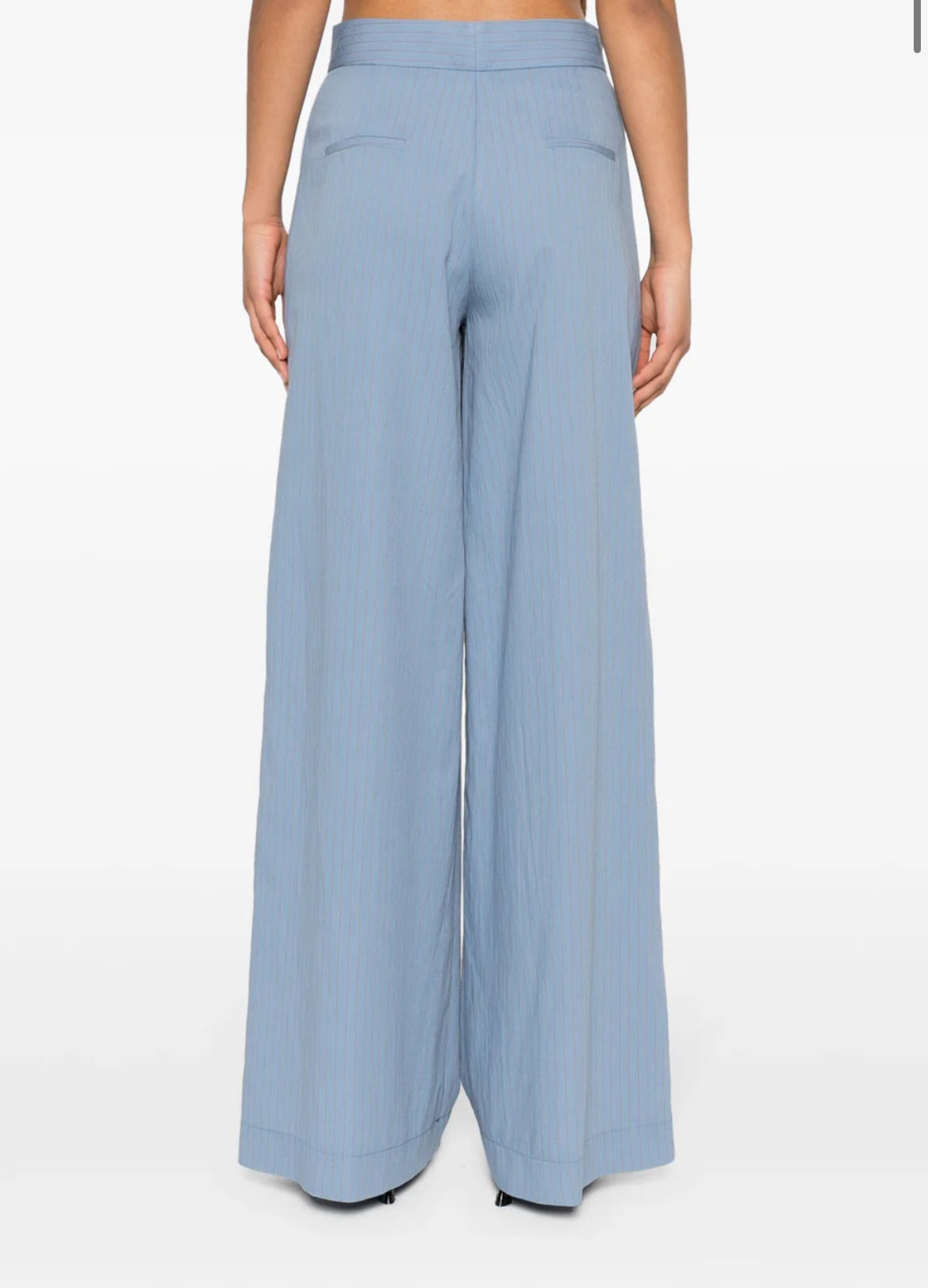 Frederica Tosi Blue Pin Stripe Trousers - SKULPT Dublin