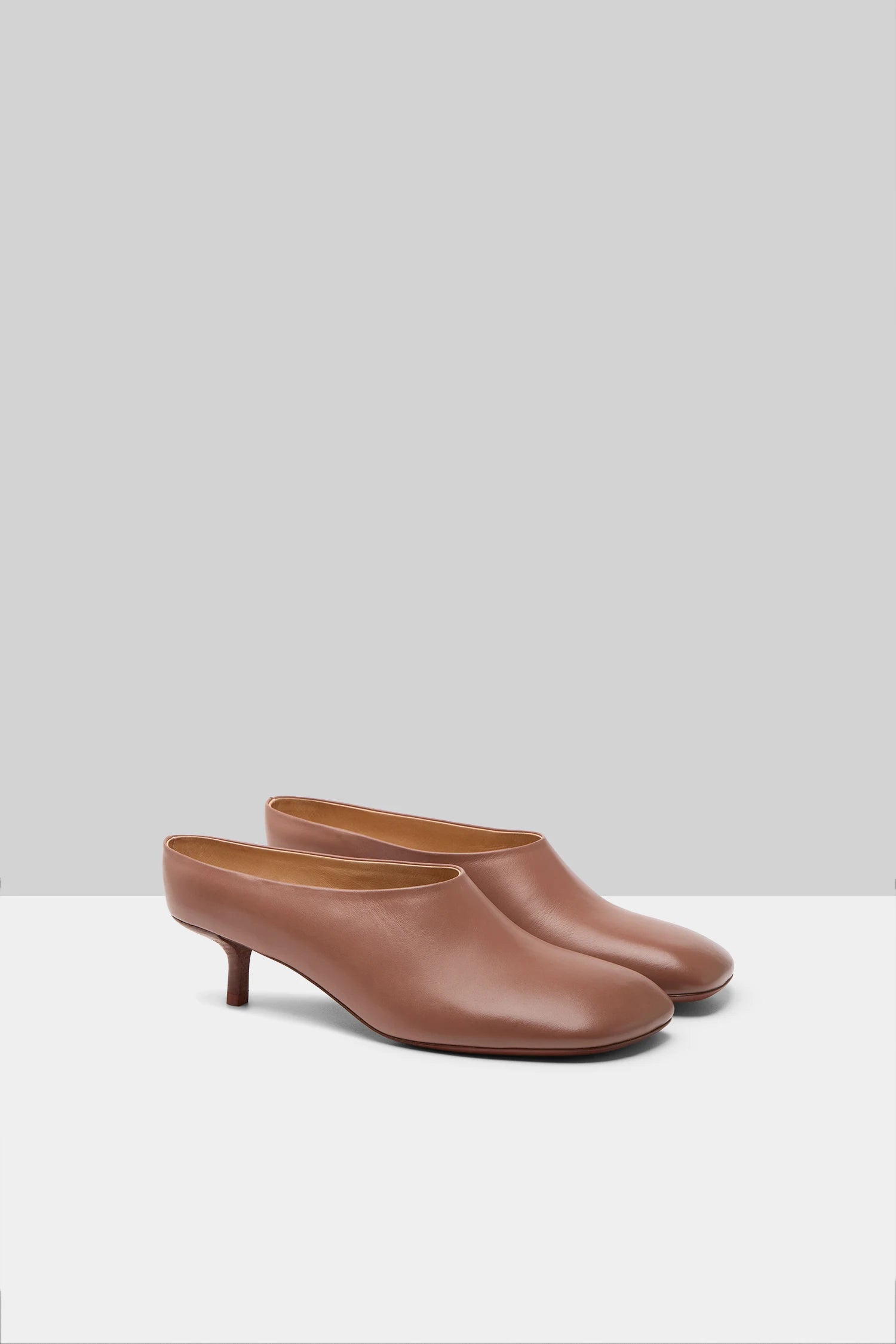 Marsell Leather Mules in Earth - SKULPT Dublin