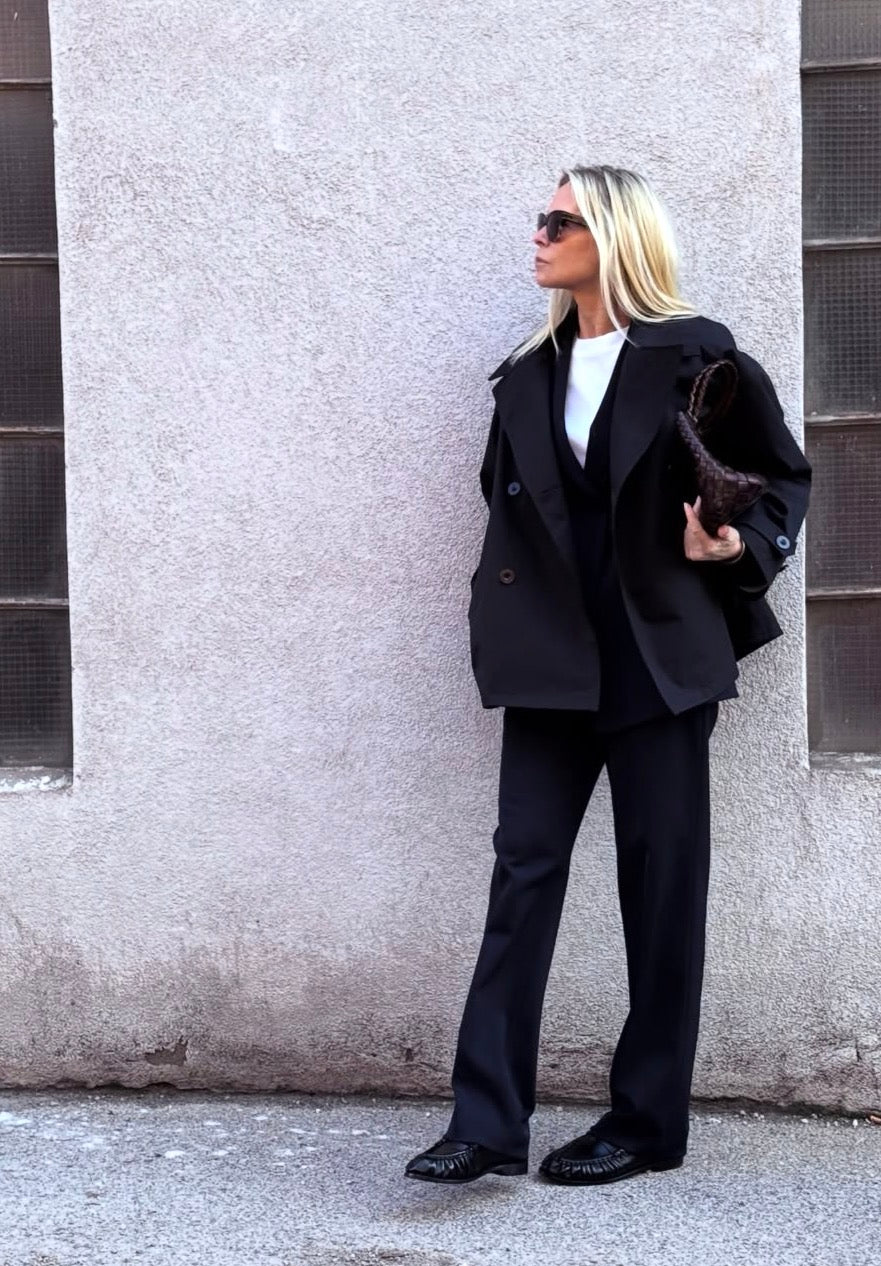 G-Lab Lightweight Trench in Dark Navy - SKULPT Dublin