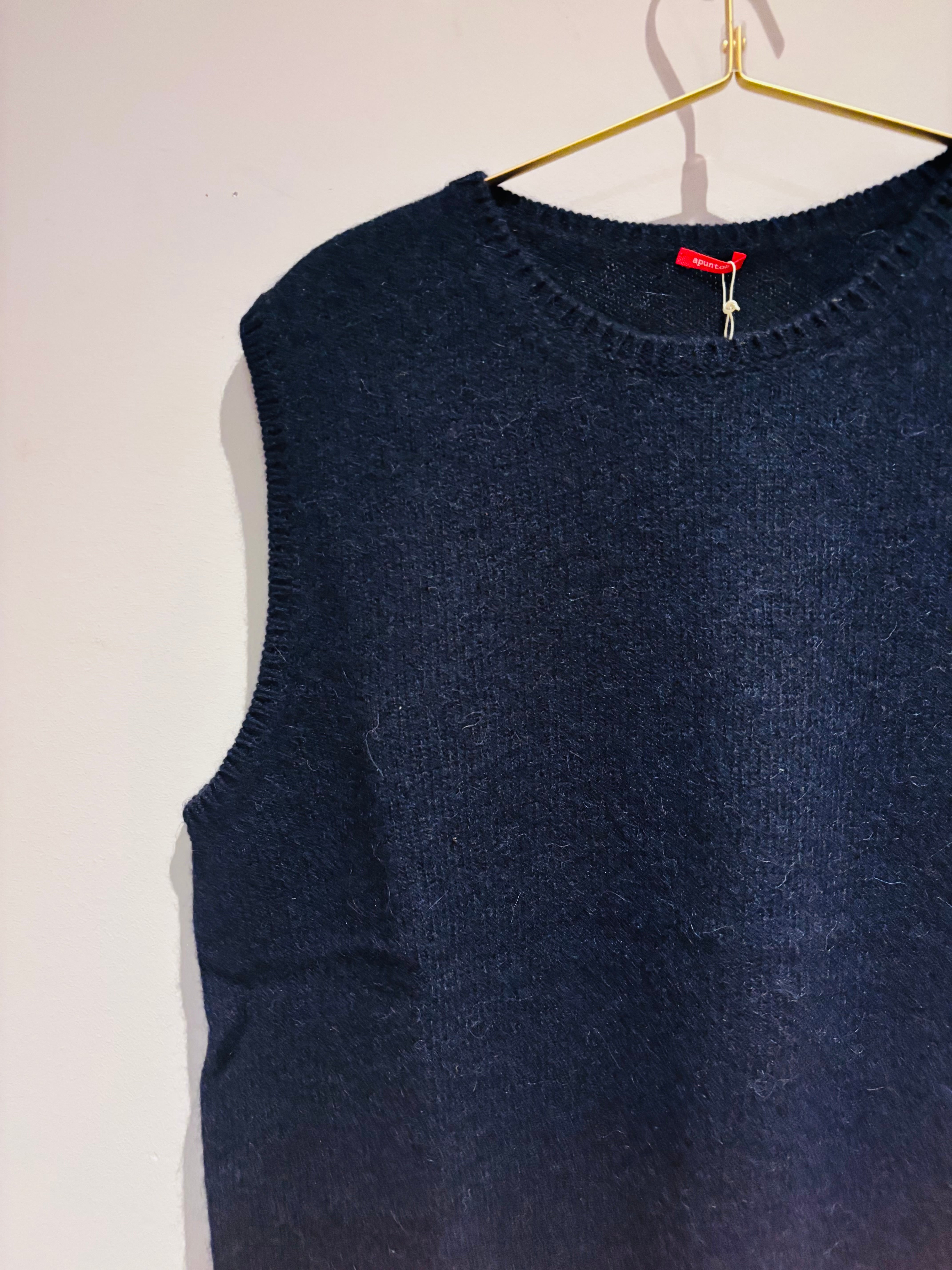 ApuntoB Sleeveless Knit in Navy - SKULPT Dublin