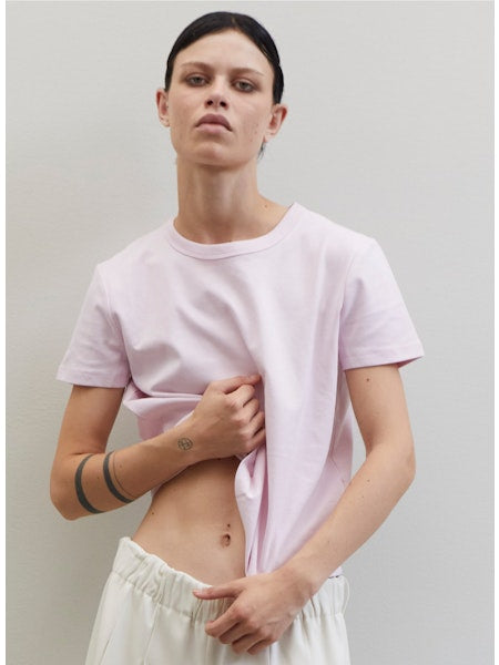Jejia Cotton Pink Short Sleeve Tee - SKULPT Dublin