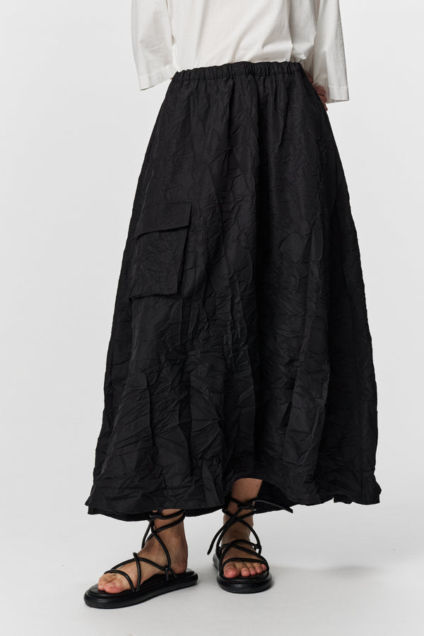 Adnym Cargo Skirt in Black - SKULPT Dublin