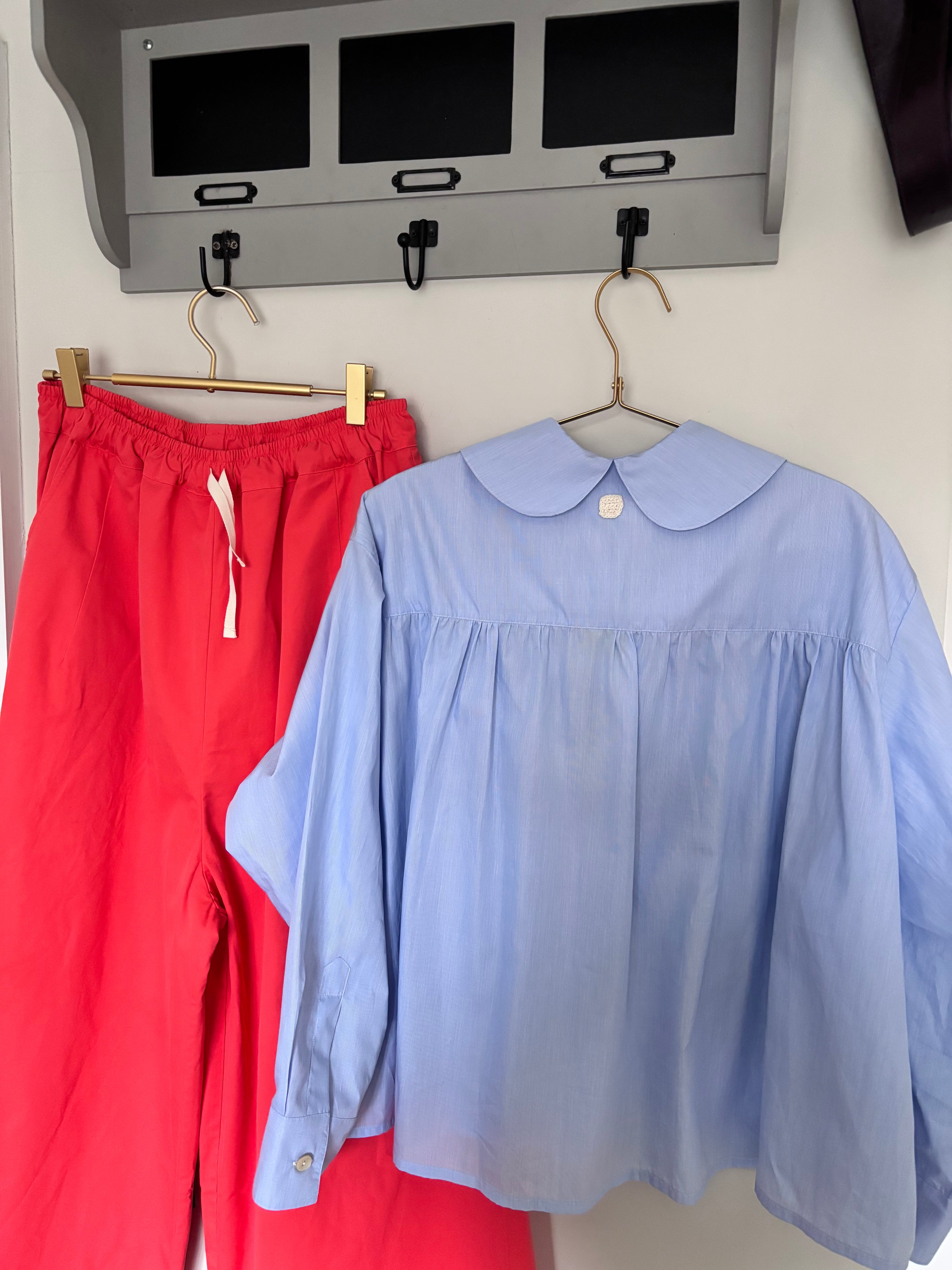 Nitto Liberty Print Shirt in Blue - SKULPT Dublin