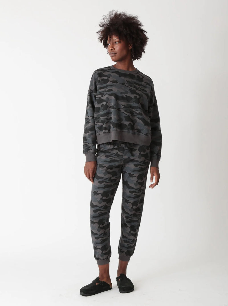 Electric and Rose Classic Long Sleeve Sweater Camo - SKULPT Dublin