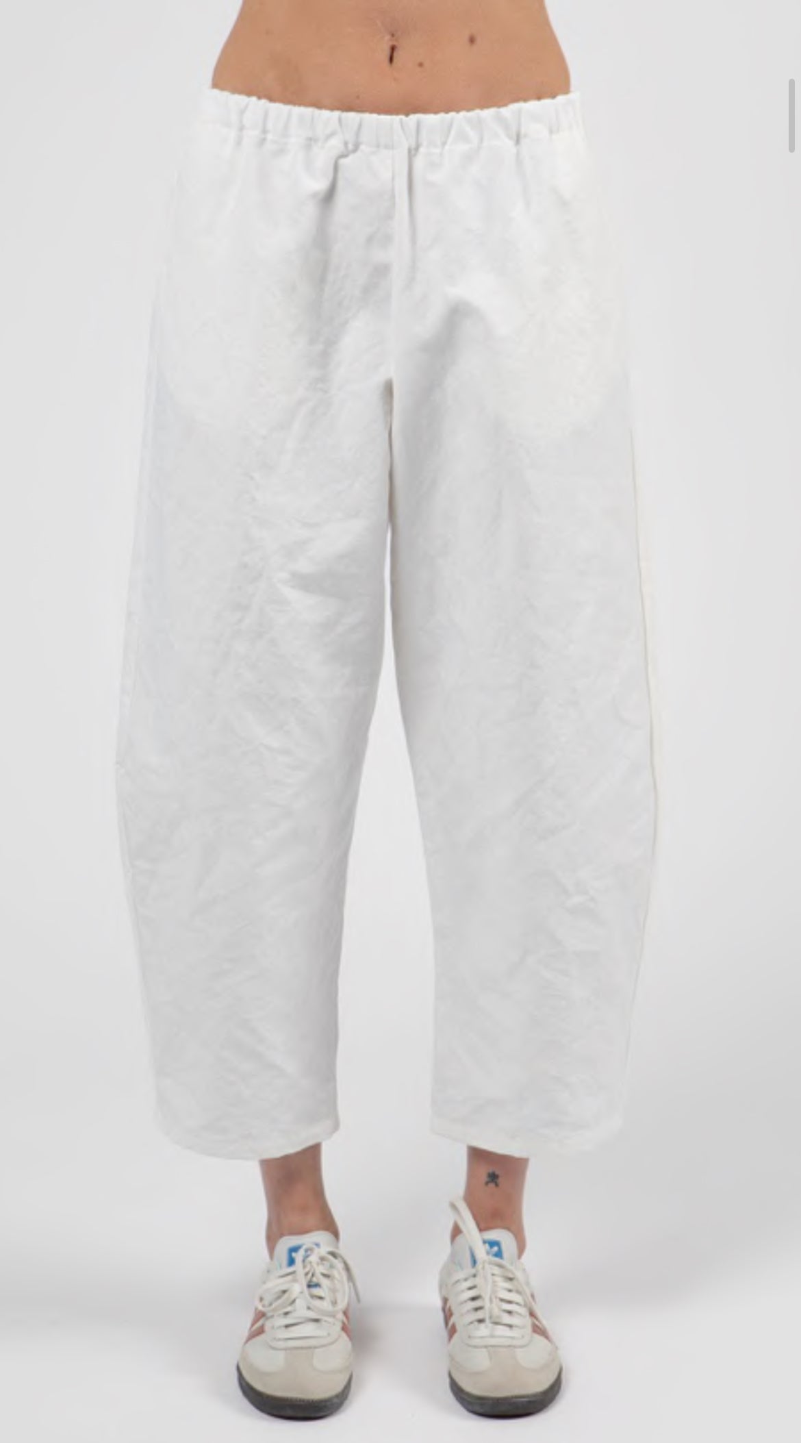 Apuntob Cotton Trousers in Pistachio Pinstripe - SKULPT Dublin