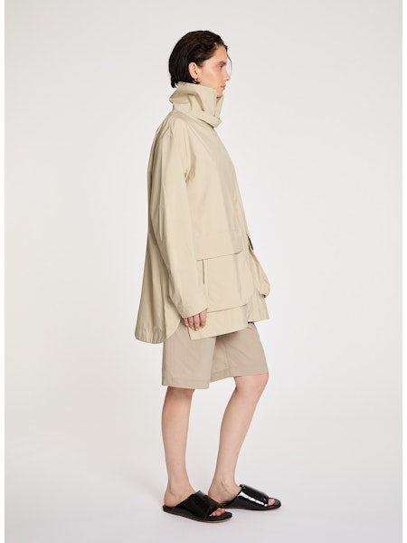 Lis Lareida Gema Waterproof Coat in Ecru - SKULPT Dublin