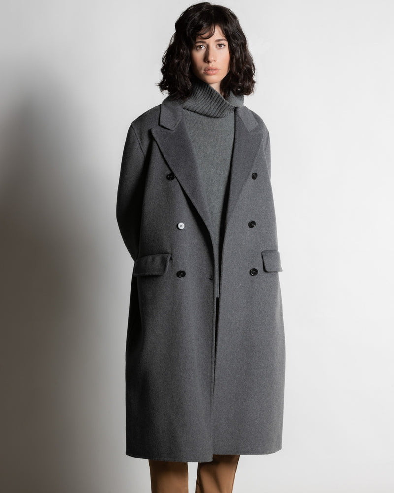 rialto48 Wool Coat in Charcoal - SKULPT Dublin