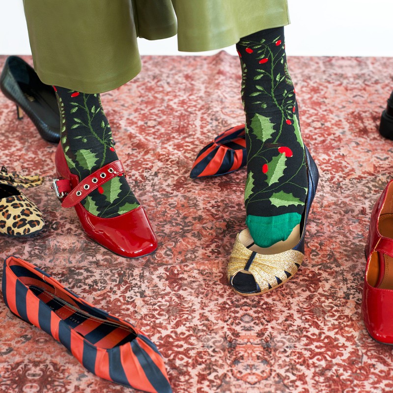 Bonne Maison Socks - Various Colours Patterned - SKULPT Dublin