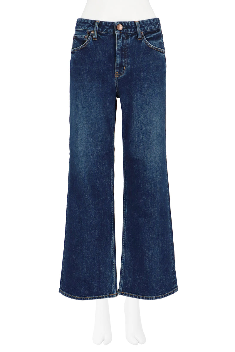 Red Card Tokyo Wide Leg Denim in Stone Wash - SKULPT Dublin